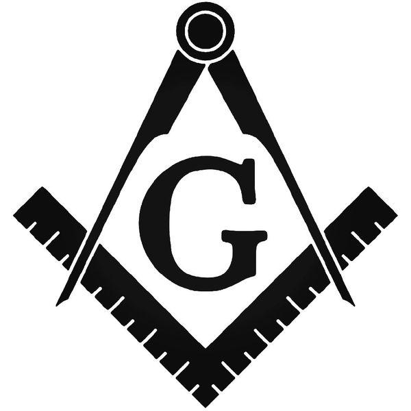 Freemason Templar Masonic Symbol Decal Sticker