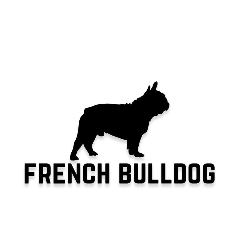 French Bulldog Car Decal Dog Sticker for Windows