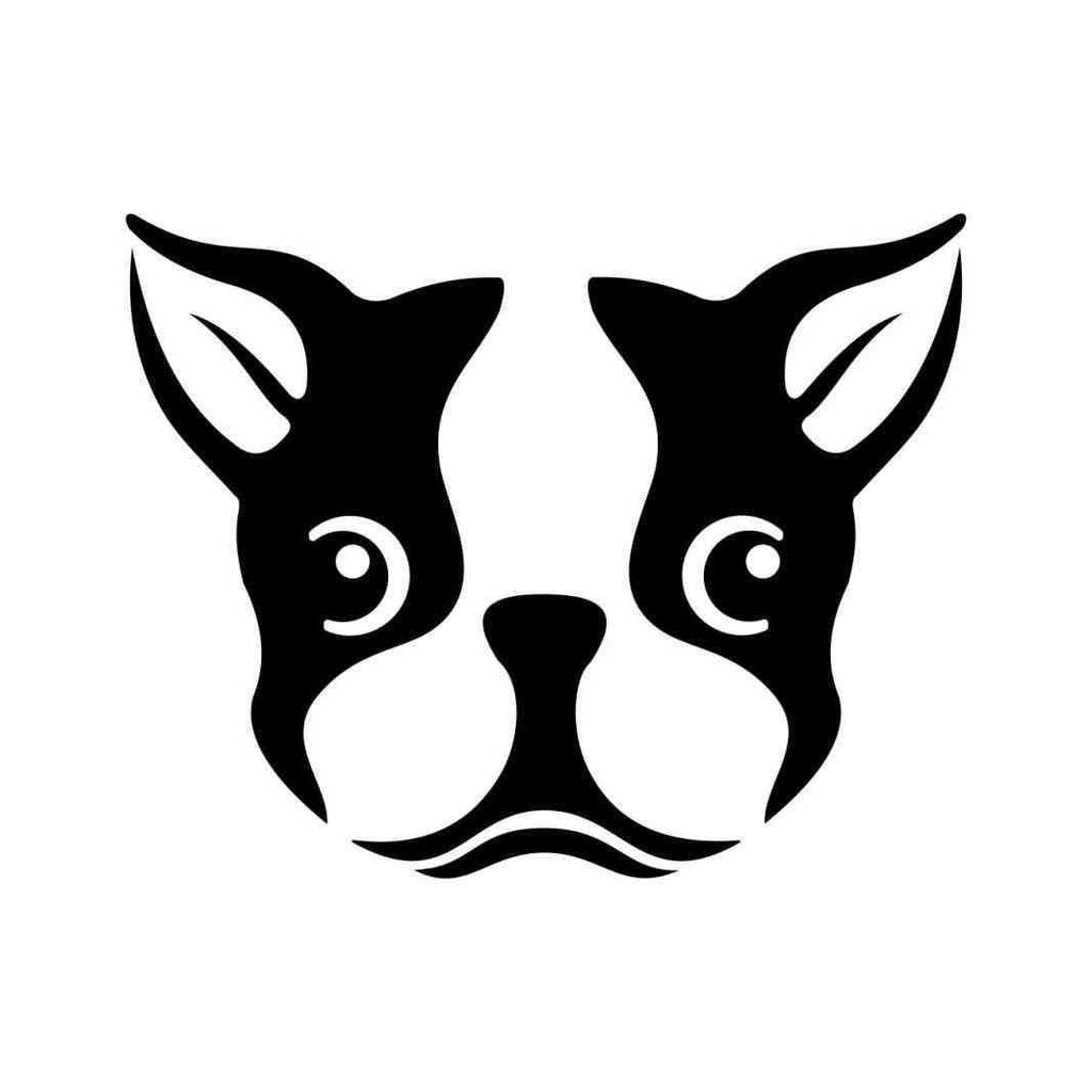 French Bulldog Cute Face Decal Sticker