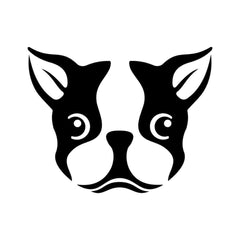 French Bulldog Cute Face Decal Sticker