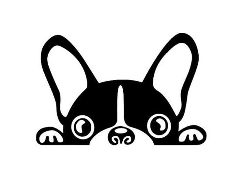 French Bulldog Decal Sticker for Cars