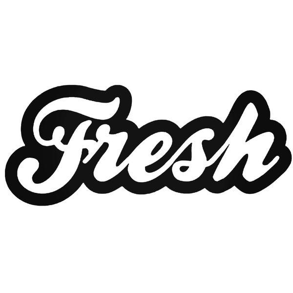 Fresh Writing Decal Sticker