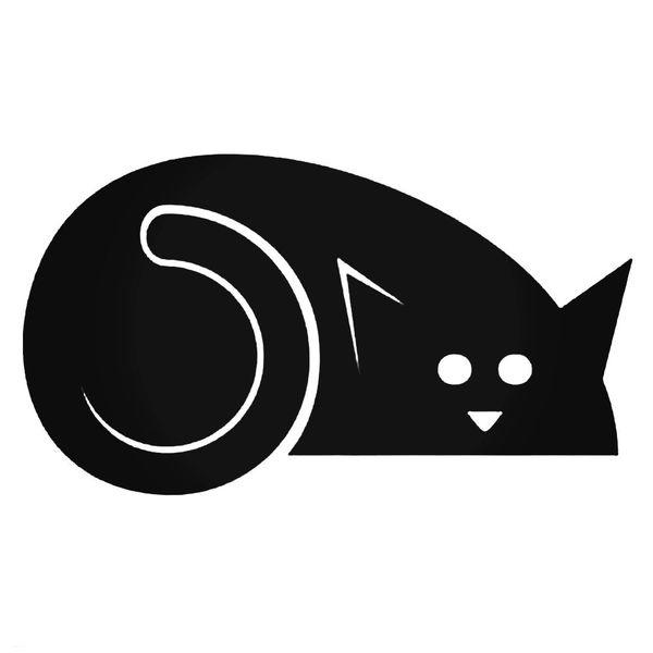 Fun Cat Lies Decal Sticker