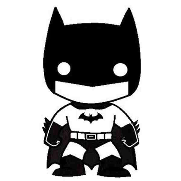 Funko Pop Batman Decal Sticker