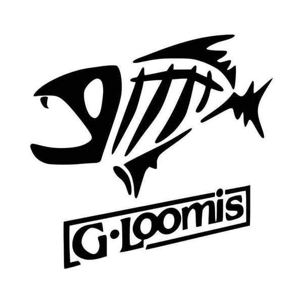 G Loomis Logo With Text Decal Sticker