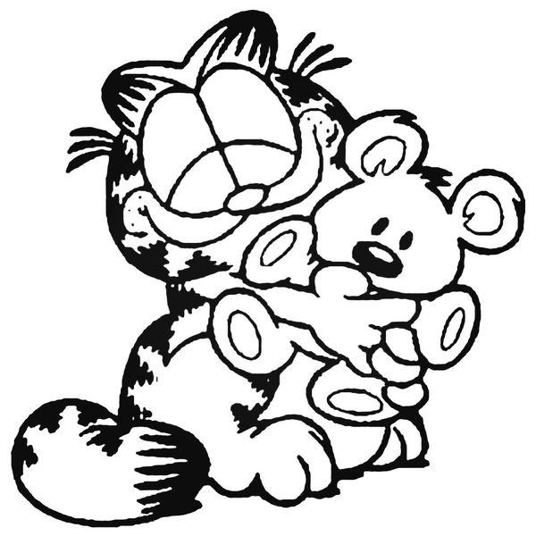 Garfield Pookie Decal Sticker