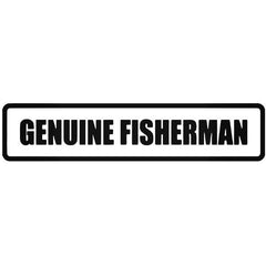 Genuine Fisherman Decal Sticker