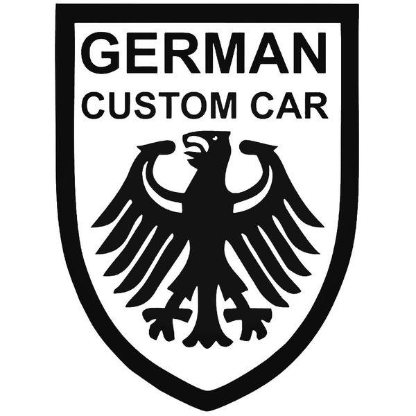 German Custom Car Decal Sticker