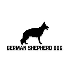 German Shepherd Car Decal Dog Sticker for Windows
