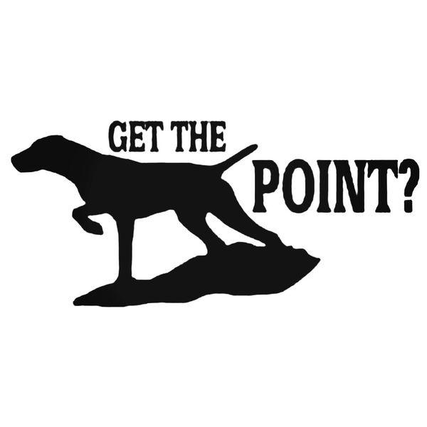 Get The Point Decal Sticker