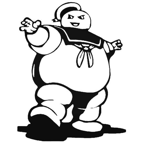 Ghostbusters Stay Puft Marshmallow Man Decal Sticker