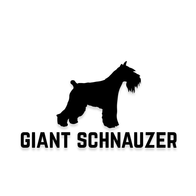 Giant Schnauzer Car Decal Dog Sticker for Windows