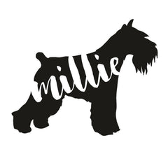 Giant Schnauzer Dog Decal Sticker for Car Windows