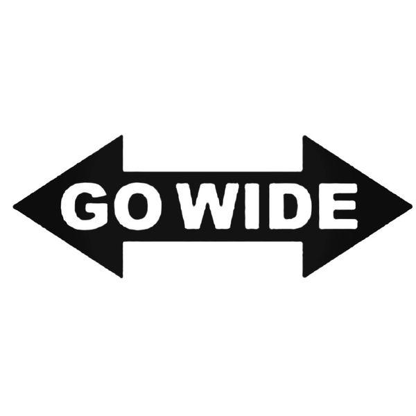 Go Wide Decal Sticker