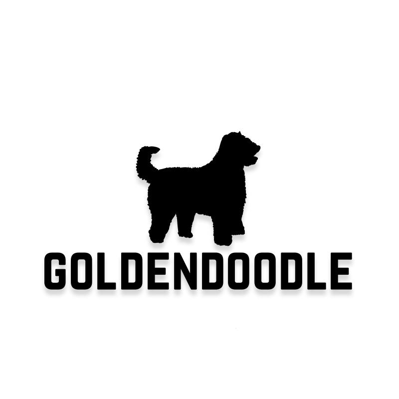 Golden Doodle Car Decal Dog Sticker for Windows