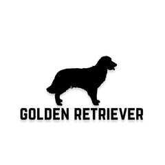 Golden Retriever Car Decal Dog Sticker for Windows