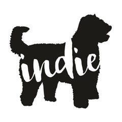 Goldendoodle Dog Decal Sticker for Car Windows