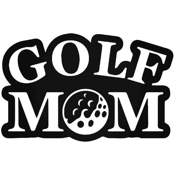 Golf Mom Decal Sticker