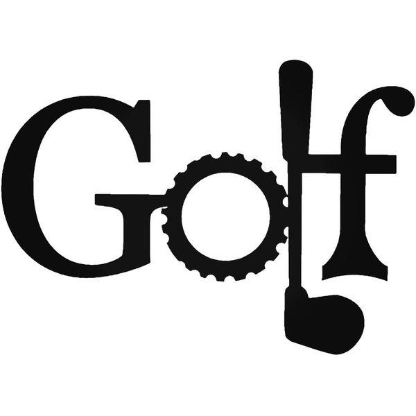 Golf Sports Decal Sticker