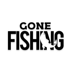 Gone Fishing Car Truck Decal Sticker