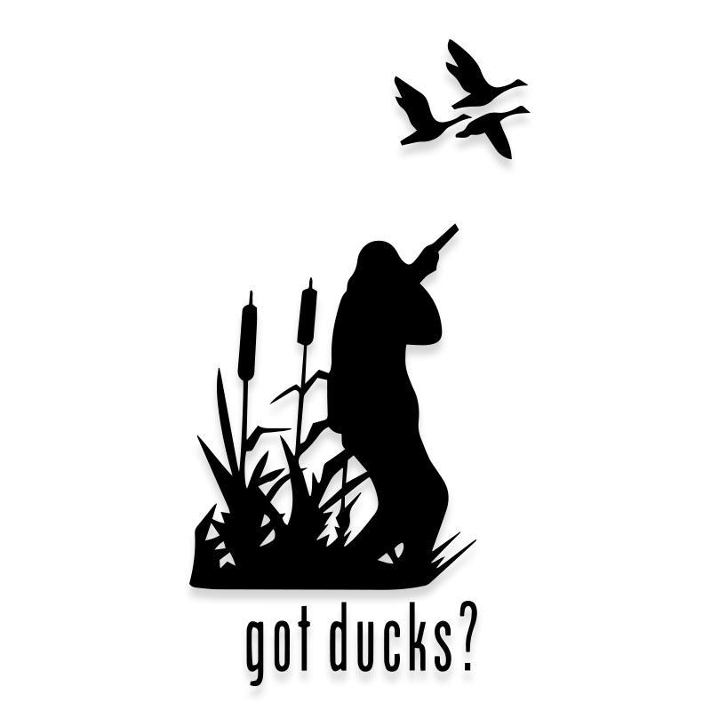 Got Duck Hunting Funny Decal Sticker