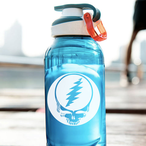 Bandiera Grateful Dead Steal Your Face Con Fulmine A 13 Punti - Doppia Faccia - Bianca