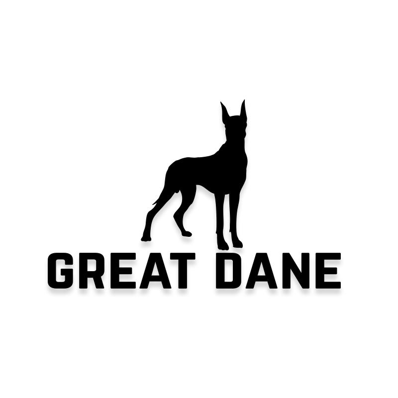 Great dane car sales decal