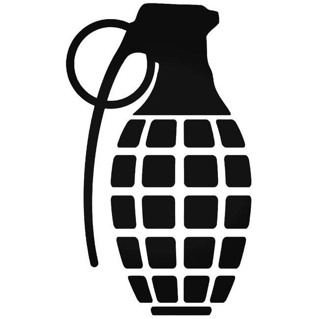 Grenade 1 Decal Sticker