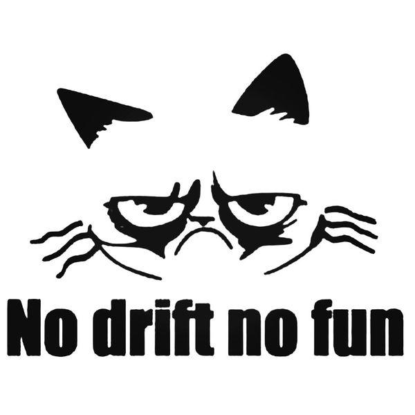 Grumpy Cat No Drift Jdm Japanese Decal Sticker