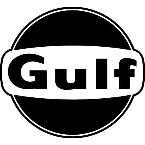 Gulf Logo Logo Decal Sticker