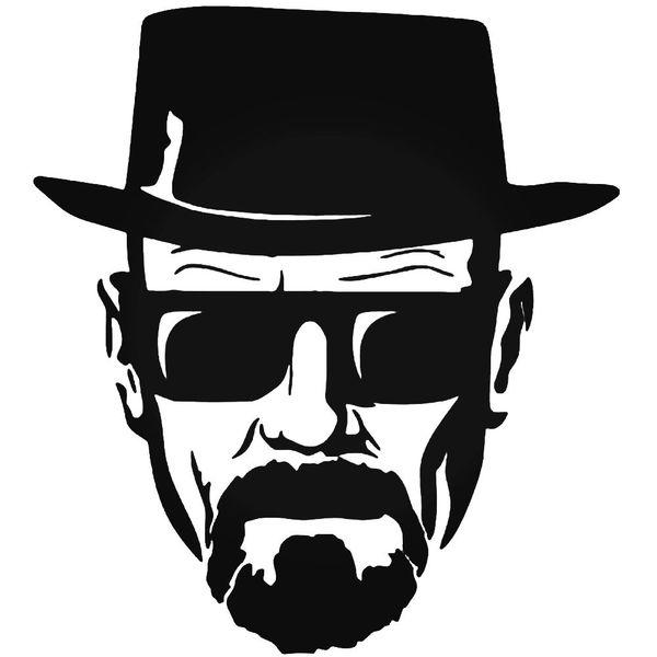 Heisenberg Cool Face Breaking Bad Decal Sticker