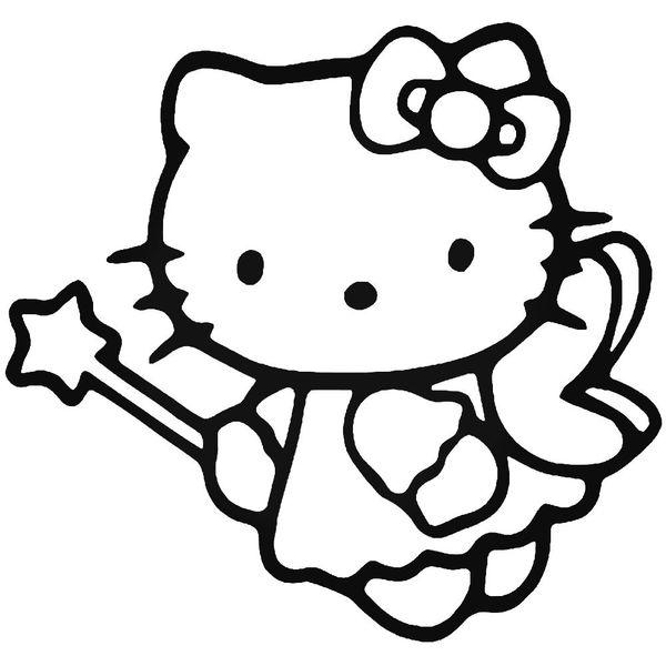 Hello Kitty Angel Wings Decal Sticker