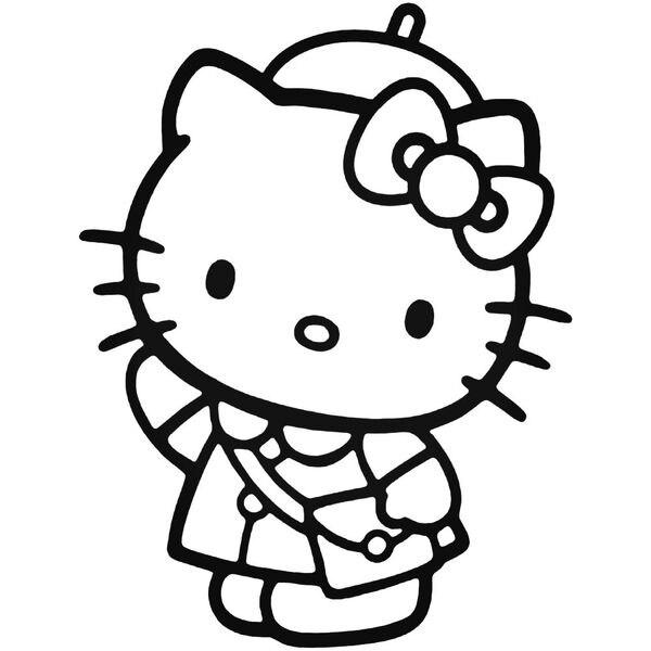 Hello Kitty Car Window Decal Sticker