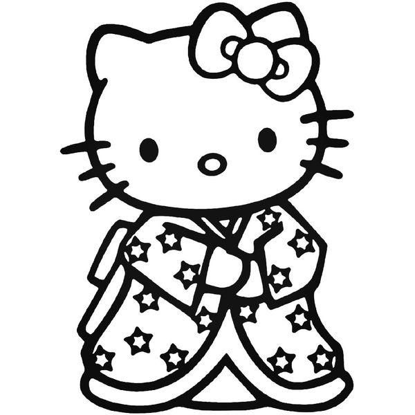 Hello Kitty Cat Decal Sticker