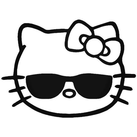 hello kitty with glasses