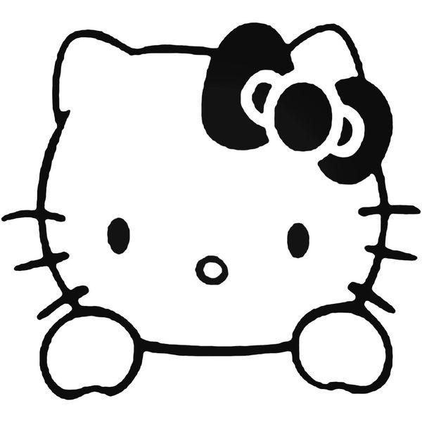 Hello Kitty Windows Decal Sticker