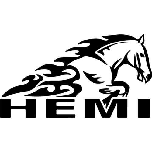 Hemi Logo Decal Sticker