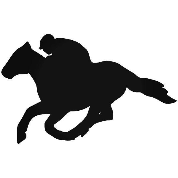 Horse Racing Decal Sticker
