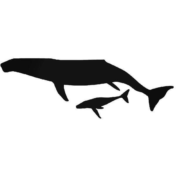 Humpback Whale Fish Decal Sticker