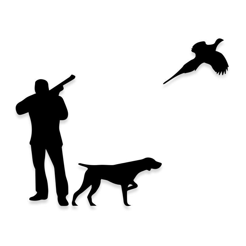 Hunting Bird Duck Dog Decal Sticker