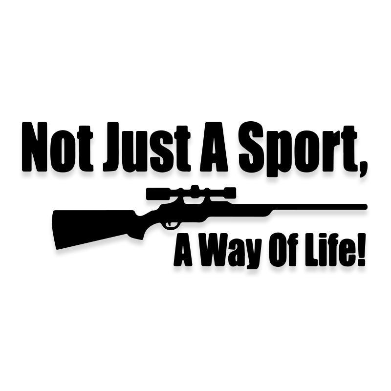 Hunting Rifle A Way of Life Funny Decal Sticker