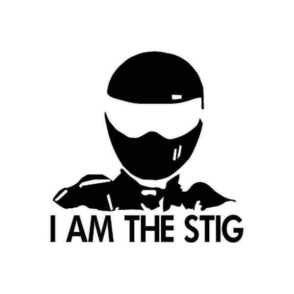 I Am The Stig Decal Sticker