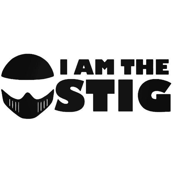 I Am The Stig Vinyl Decal Sticker