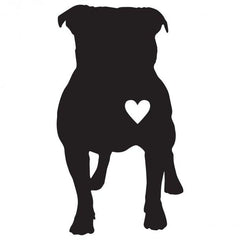 I Love Big Dogs Decal Sticker