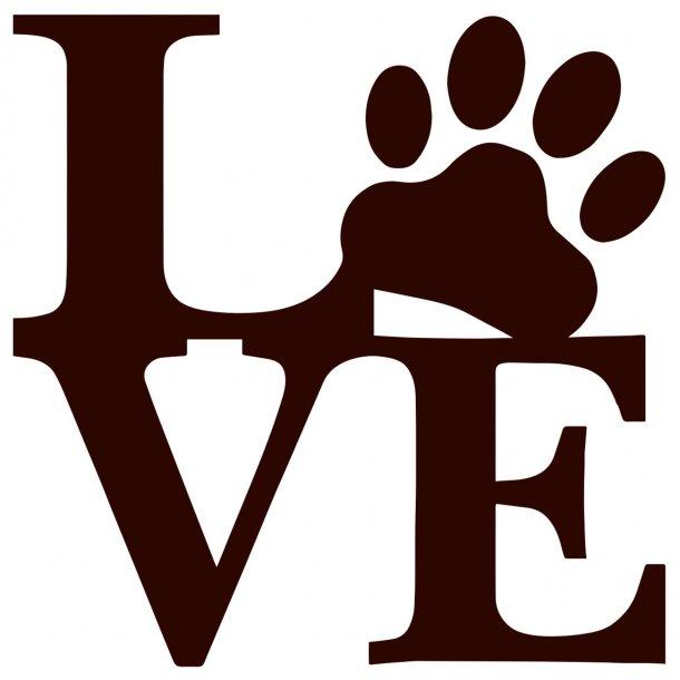 I Love Dogs 2 Decal Sticker