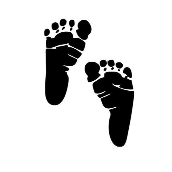 Baby Footprint Decal Sticker