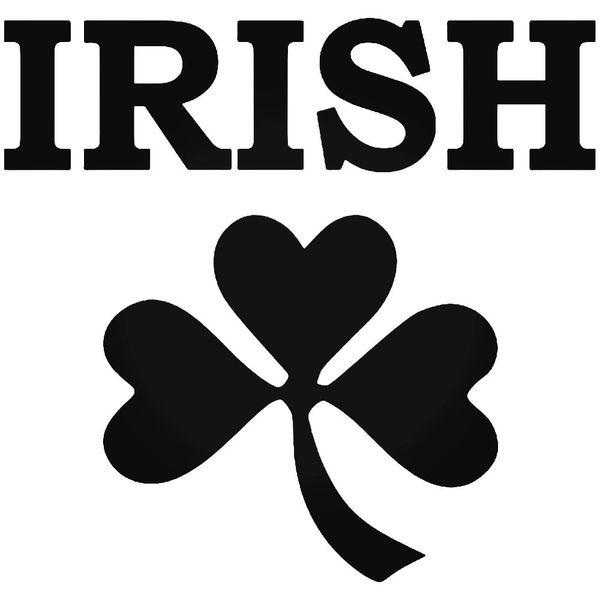 Irish Cloverleaf Decal Sticker