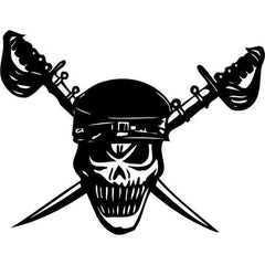 Iron Maiden Eddie Skull Decal