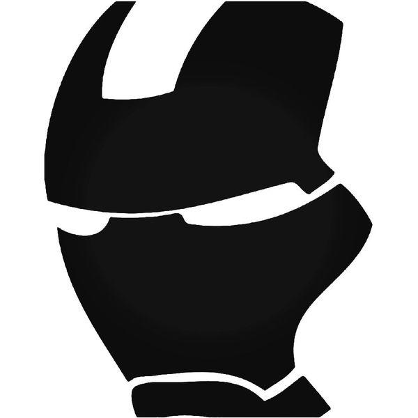 Ironman Mask Comics Decal Sticker