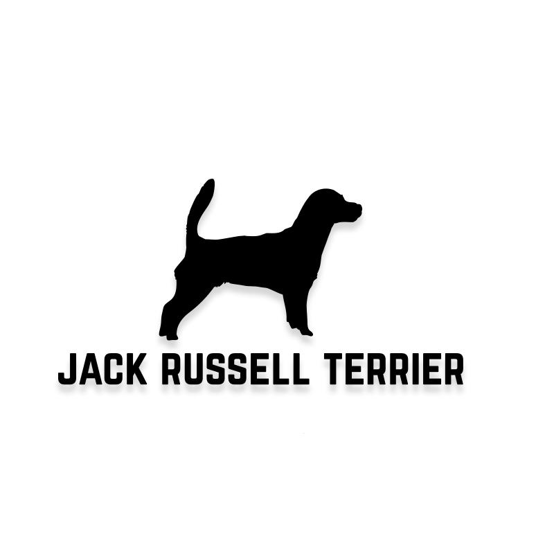 Jack Russell Terrier Car Decal Dog Sticker for Windows